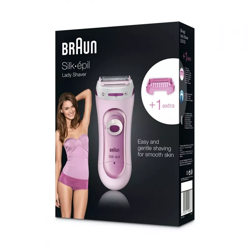 Braun Silk-epil 5 LS5100 lady shaver, pink