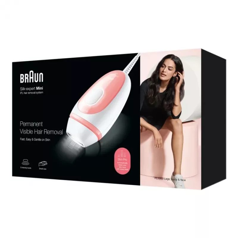 Braun Silk-expert Mini PL1000 IPL Intense pulsed light (IPL) Pink, White