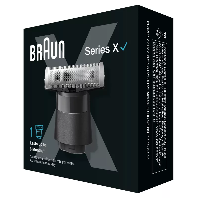 Shaving head Braun XT20 1 head Black