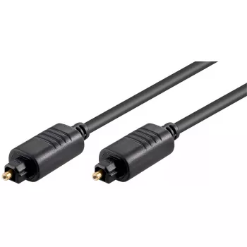 TOSLINK optical audio cable GOOBAY 50565 — 2 m, male-to-male, black