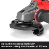 Cordless Angle Grinder EINHELL AXXIO 18/115 — 18 V, 115 mm disc, body only (no battery/charger)