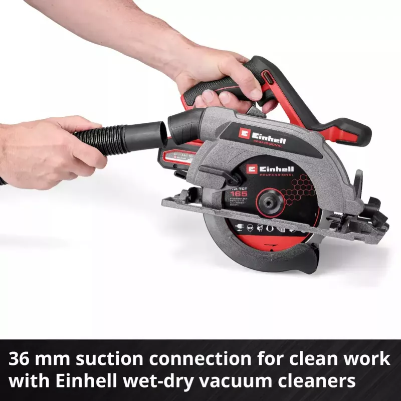 Cordless circular saw EINHELL Professional TP-CS 18/165 Li BL, 18 V, solo (no battery/charger)