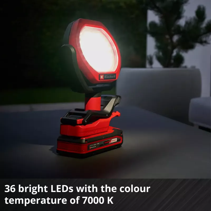 Cordless Outdoor Lamp EINHELL GC-OL 18/1500 Li‑Solo — LED light, battery and charger not included