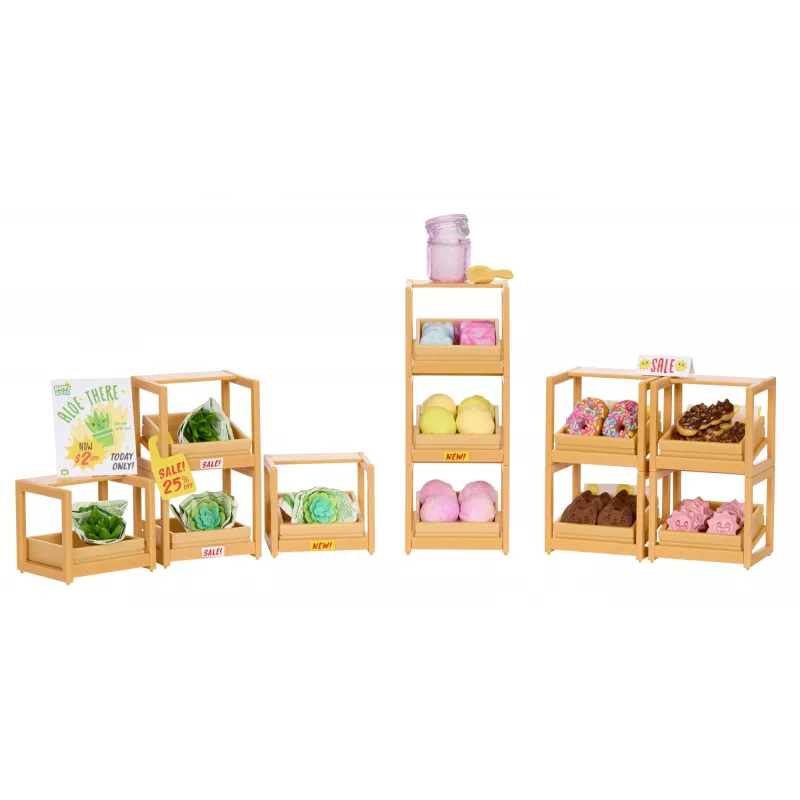 Miniverse Spaces Furniture Pack in PDQ, Cafe, 8 yr(s), Multicolour, Plastic