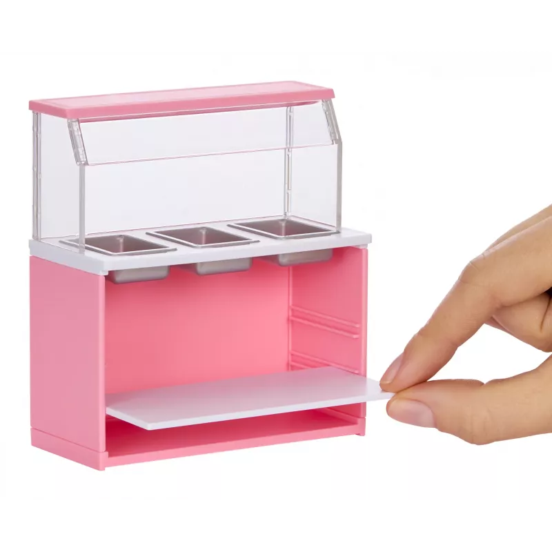 Miniverse Spaces Furniture Pack in PDQ, Cafe, 8 yr(s), Multicolour, Plastic