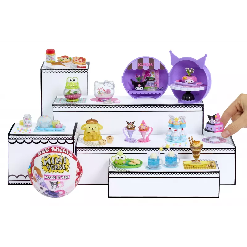 Miniverse Make It Mini SANRIO Series 2 Asst in PDQ, 8 yr(s), Multicolour, Plastic