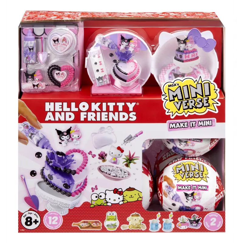 Miniverse Make It Mini SANRIO Series 2 Asst in PDQ, 8 yr(s), Multicolour, Plastic