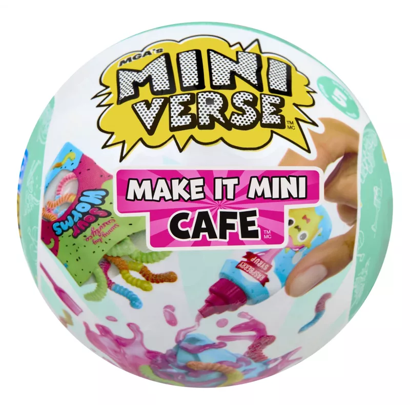 Miniverse Make It Mini Foods: Cafe in PDQ Series 5 (Wave A), 8 yr(s), Multicolour, Plastic