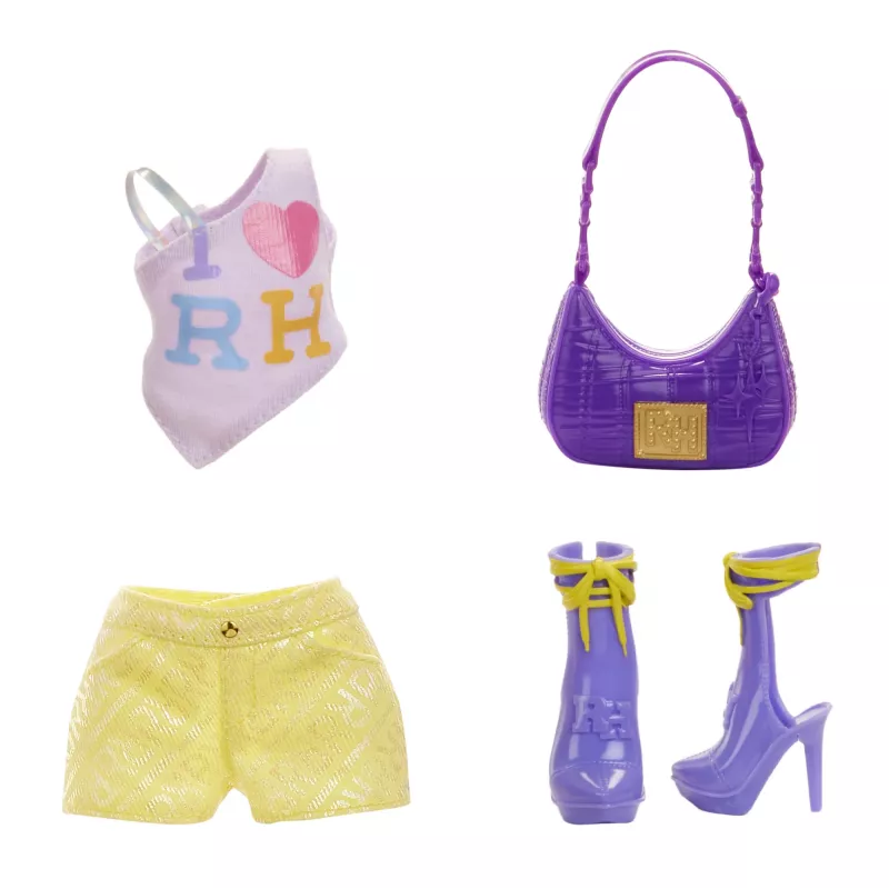 Rainbow High My Fashion Style Fashion Dolls- Violet, Fashion doll, Female, 4 yr(s), Boy/Girl, 280 mm, Multicolour