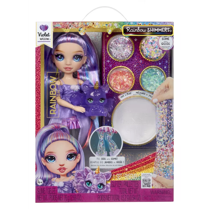 Rainbow High Rainbow Shimmers with Slime Fashion Doll - Violet (purple)