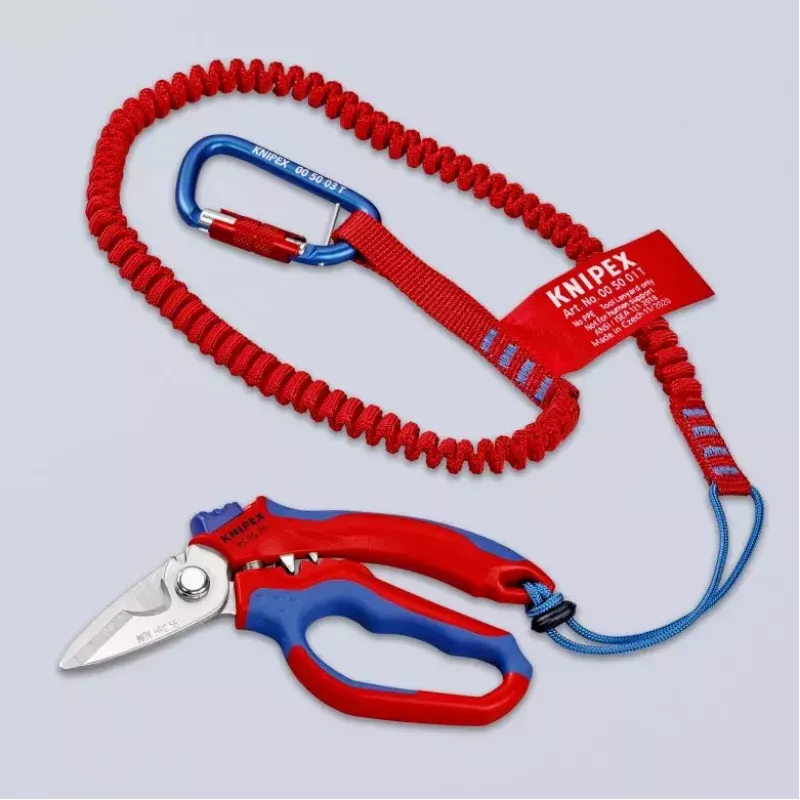 Knipex 95 05 20 SB plier Stainless steel Plastic handle Blue Red