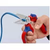 Knipex 95 05 20 SB plier Stainless steel Plastic handle Blue Red