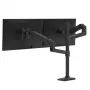 ERGOTRON LX Dual Stacking Arm, Tall Pole (Matte Black)