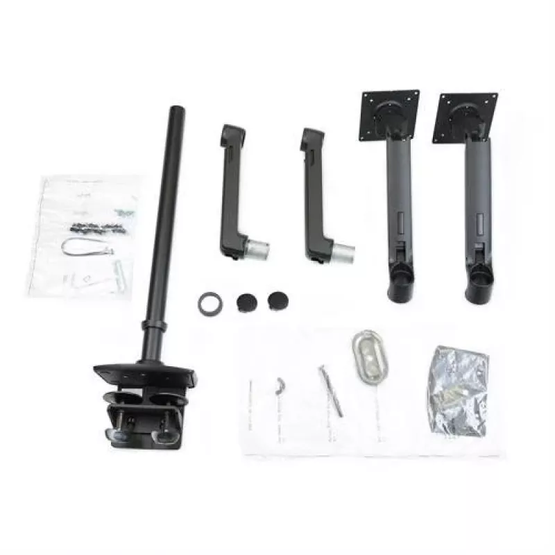 ERGOTRON LX Dual Stacking Arm, Tall Pole (Matte Black)