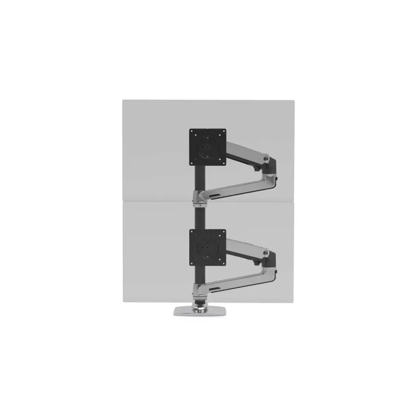 Ergotron LX Series LX Dual Stacking Arm Tall Pole 101.6 cm Aluminium Clamp 20 kg