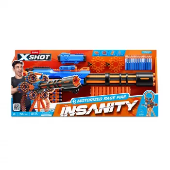 XSHOT Insanity Motorized Rage Fire (72 Darts) ZURU