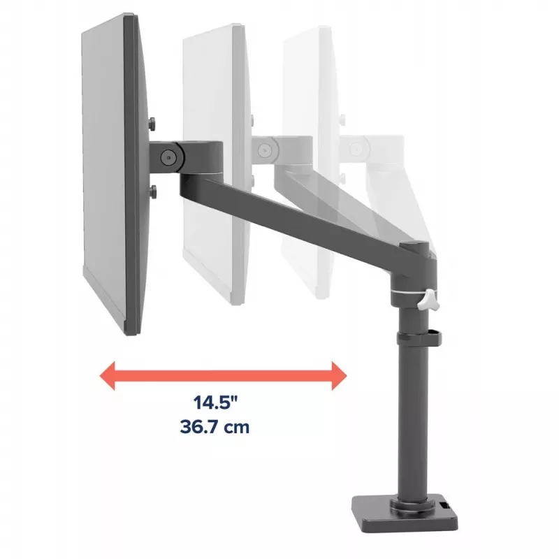 ERGOTRON NX Monitor Arm - matte black