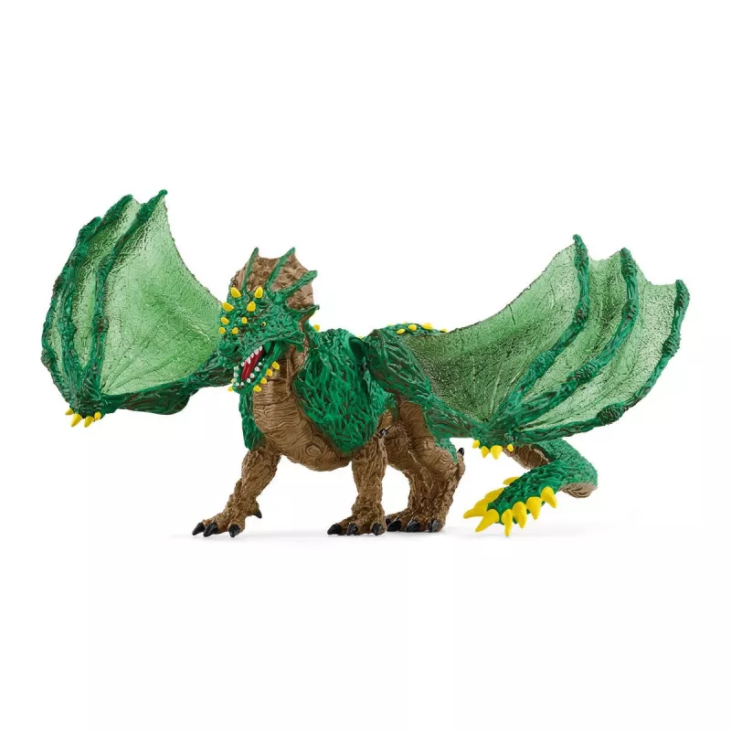 Toy Schleich ELDRADOR CREATURES Jungle Dragon 70791S Brown Green Yellow