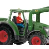 Tractor with Trailer Schleich FARM WORLD 42608 Black Green Red Yellow