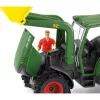 Tractor with Trailer Schleich FARM WORLD 42608 Black Green Red Yellow