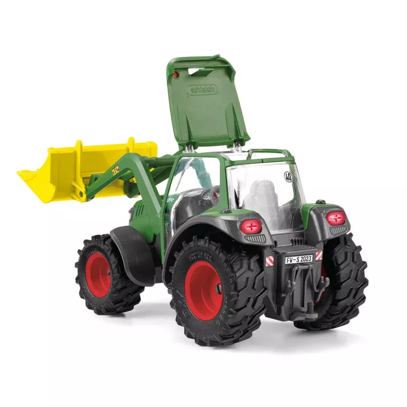 Tractor with Trailer Schleich FARM WORLD 42608 Black Green Red Yellow