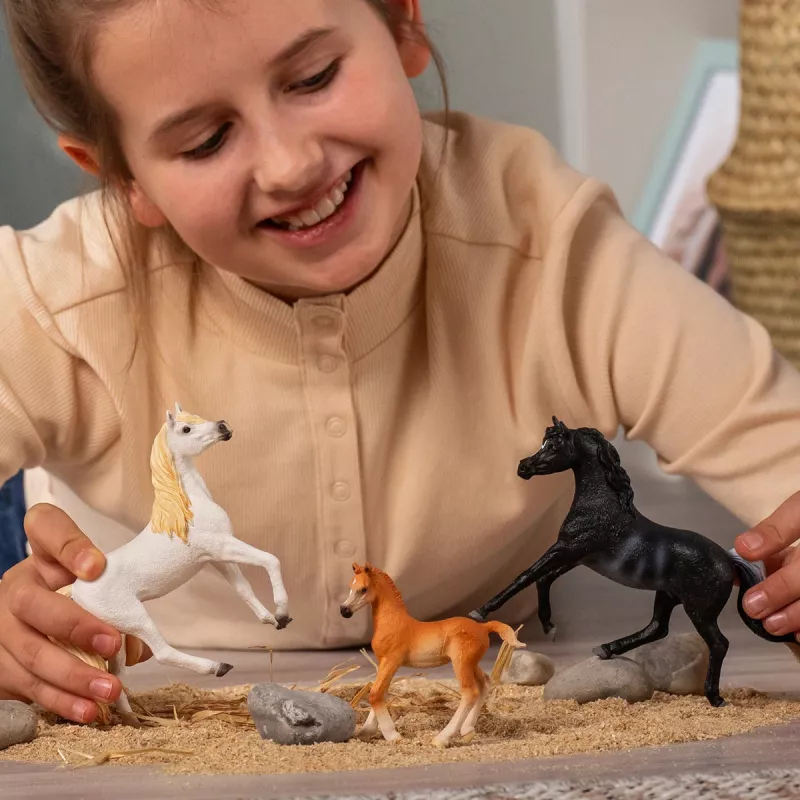 Schleich Horse Club Arabian Mare Black Blond White 13983S