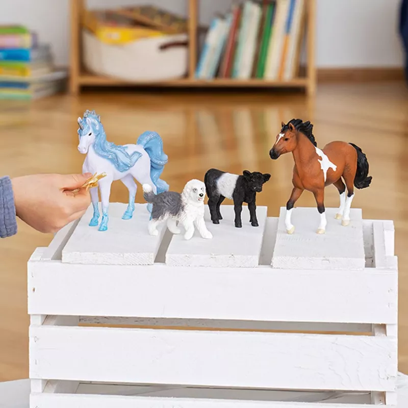 schleich HORSE CLUB Mangalarga Marchador Stallion, 5 yr(s), Horses, Black, Brown, White, Plastic