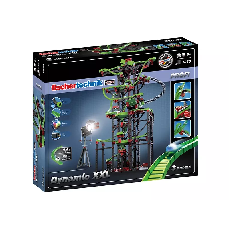 Fisher-Price PROFI Dynamic XXL - ball track, Building set, 9 yr(s), 1310 pc(s), 3.4 kg