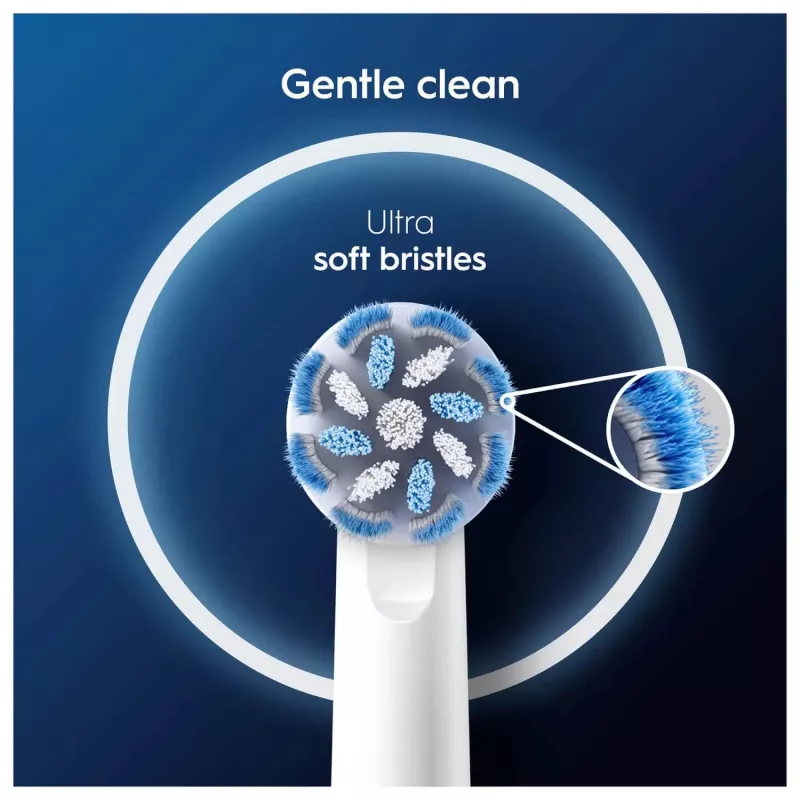 Toothbrush Heads Oral-B Sensitive Clean 12 pcs White