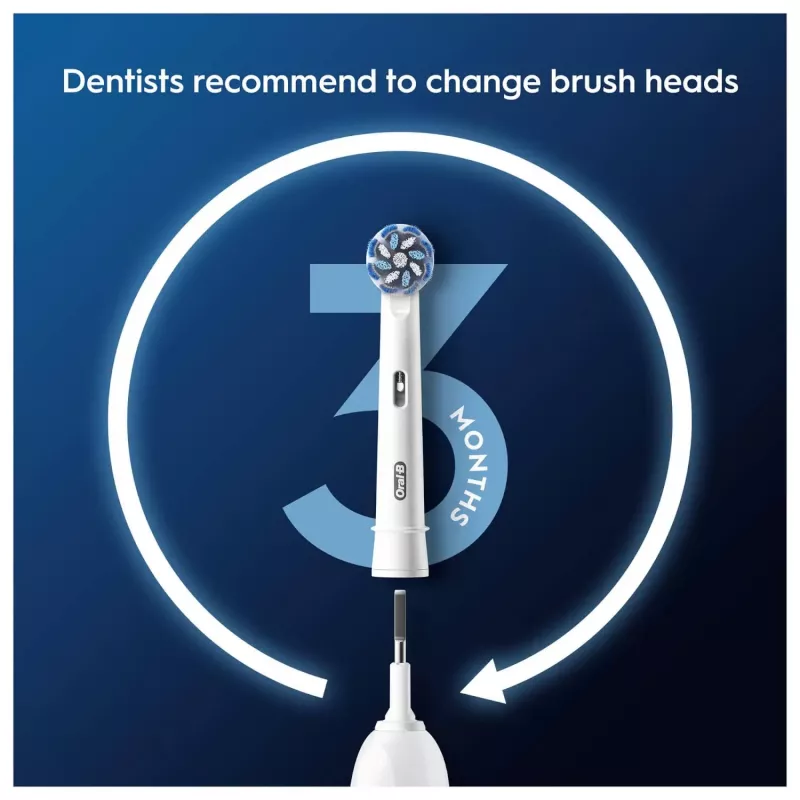 Toothbrush Heads Oral-B Sensitive Clean 12 pcs White