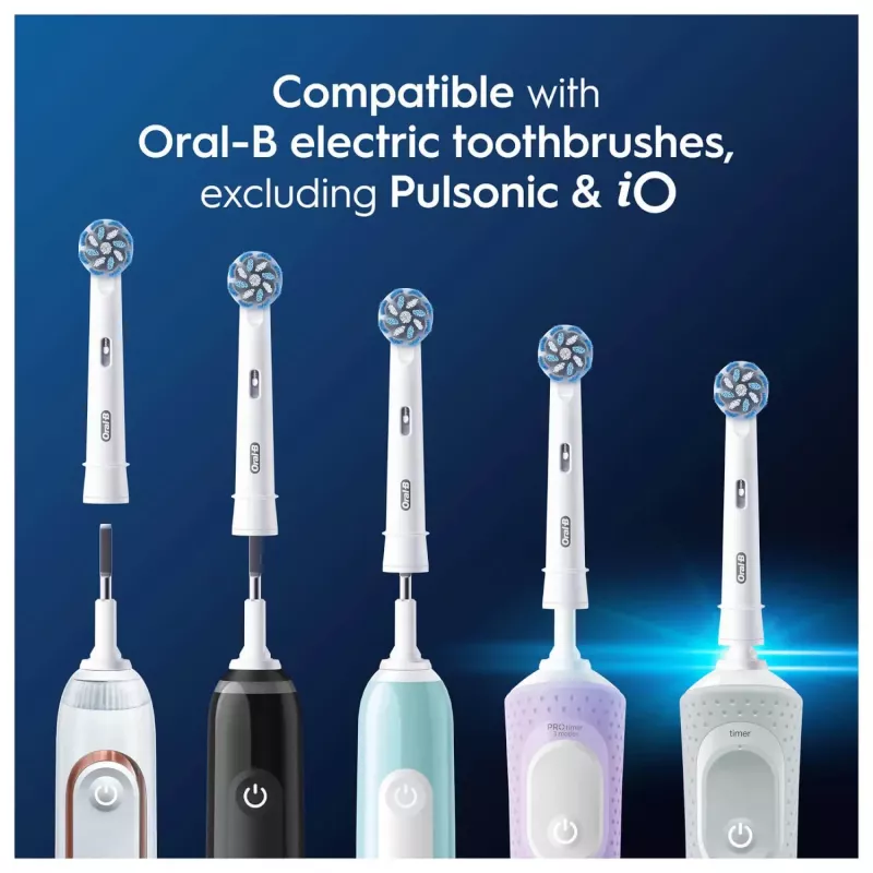 Toothbrush Heads Oral-B Sensitive Clean 12 pcs White