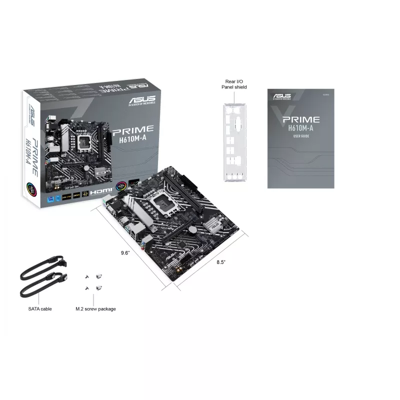 Motherboard ASUS PRIME H610M-A-CSM Intel H610 LGA 1700 micro ATX