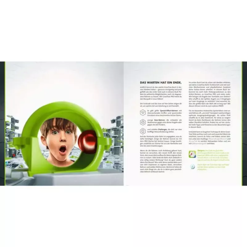 Ravensburger GraviTrax Pro Hardcover Book — Guide for Fans and Professionals (48973)