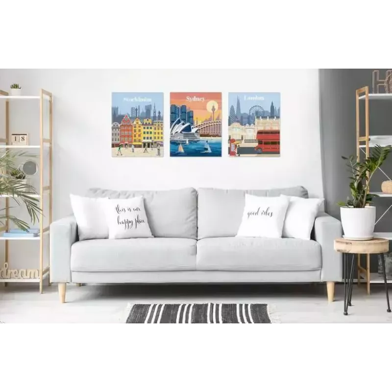 Painting kit Ravensburger CreArt Colorful Stockholm, model 23520