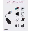 ICY BOX USB 3.0 A-Type to RJ-45 Ethernet port, Wired, USB, Ethernet, 1000 Mbit/s, Black