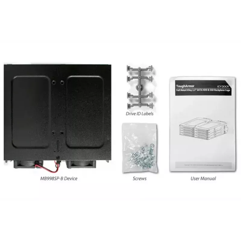 Disk Array Icy Dock MB998SP-B Black 8 Drives