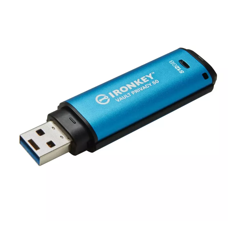 USB Flash Drive Kingston Technology 512GB IronKey Vault Privacy 50 AES-256
