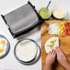 Contact grill CECOTEC Rock'nGrill 2000 — 2000 W, rectangular, black/stainless steel, adjustable thermostat, 340×330×130 mm