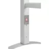 Electric towel dryer Profi-Care PC EWH 3115, aluminum housing, IP22, 1.5 m power cable, wall-mounted or freestanding