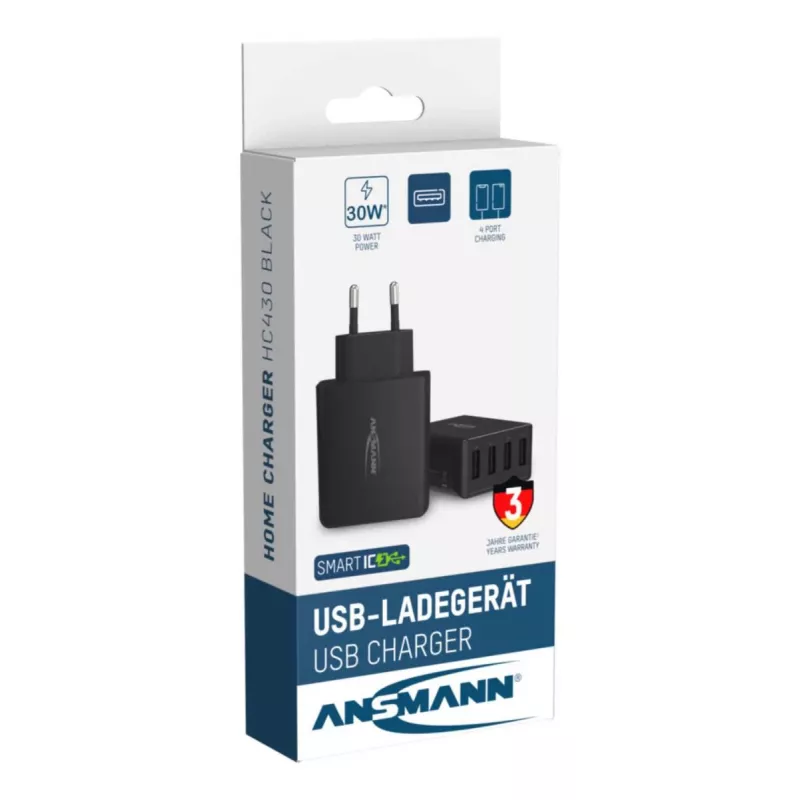 ANSMANN Wall USB Charger 4 Ports