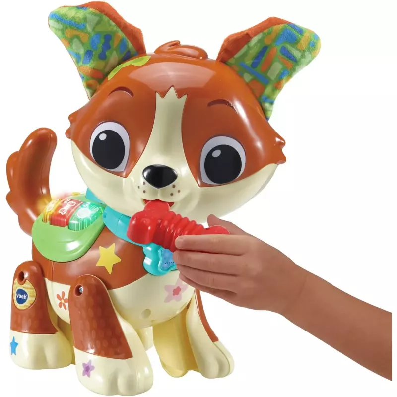 Toy figure VTech Run With Me Puppy 80-552564 interactive learning toy with sounds and movement