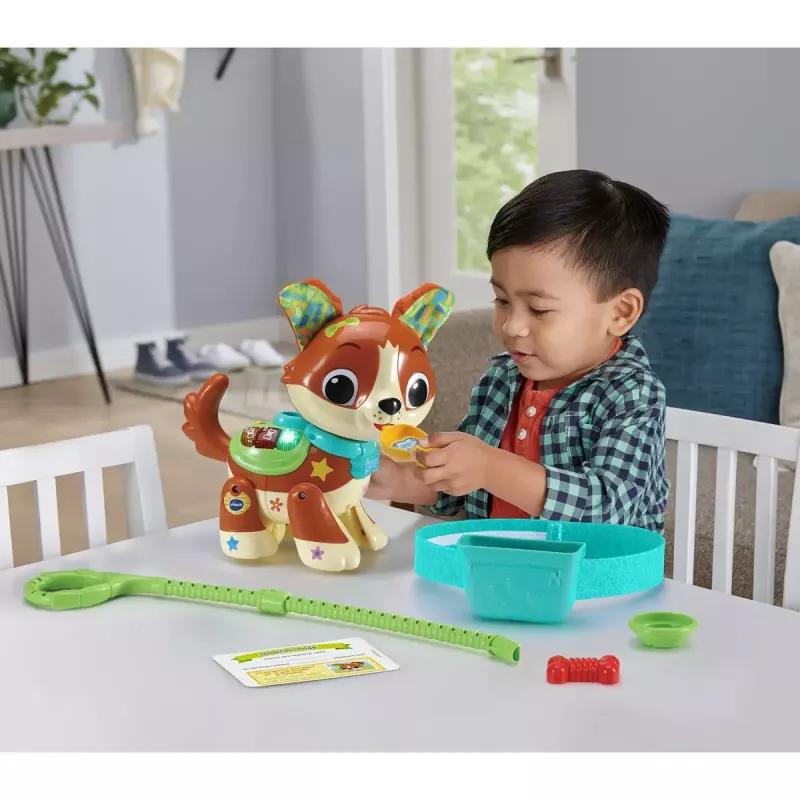Toy figure VTech Run With Me Puppy 80-552564 interactive learning toy with sounds and movement