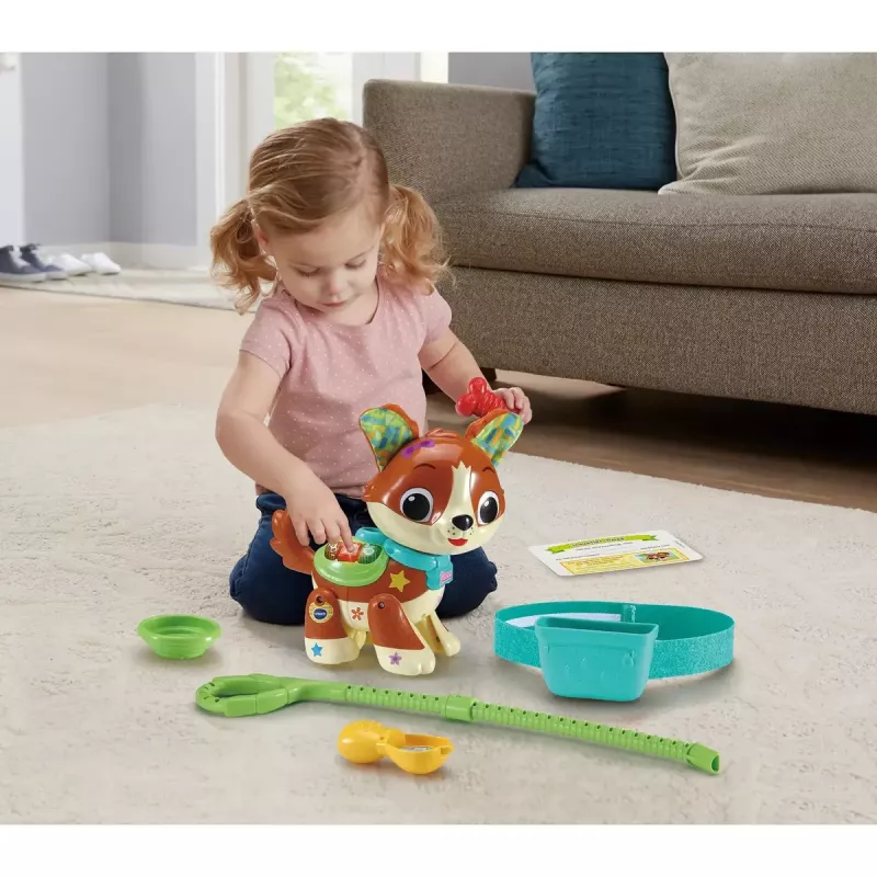 Toy figure VTech Run With Me Puppy 80-552564 interactive learning toy with sounds and movement