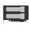 Icy Dock ExpressSlot Elite interface card MB842MP-B — PCIe hot-swap 2.5 inch drive bay adapter, black/silver