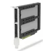Icy Dock ExpressSlot Elite interface card MB842MP-B — PCIe hot-swap 2.5 inch drive bay adapter, black/silver