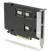 Icy Dock ExpressSlot Elite interface card MB842MP-B — PCIe hot-swap 2.5 inch drive bay adapter, black/silver