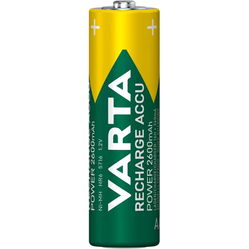 VARTA Battery Rechargeable Aa Nimh 2600mah