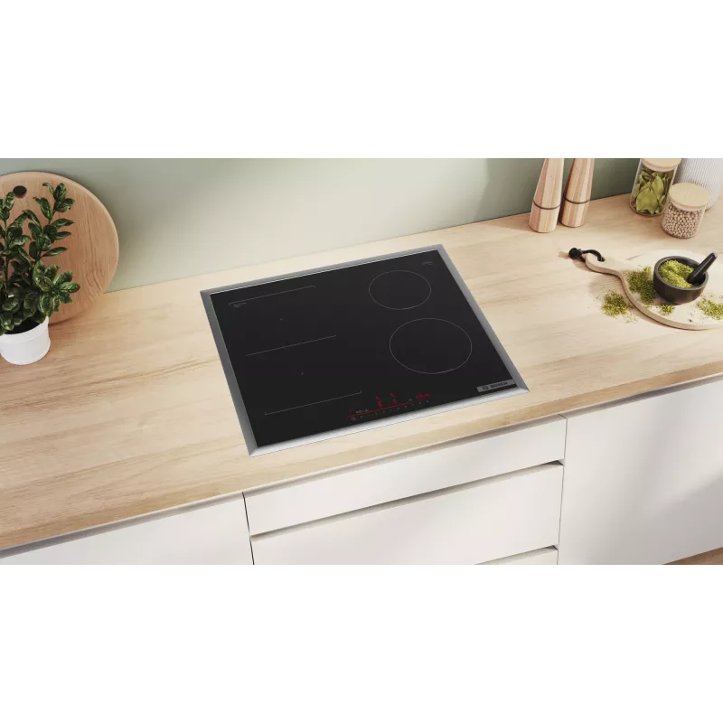 Bosch Serie 6 PVS645HB1E hob Black Built-in 60 cm Zone induction hob 4 zone(s)
