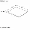 Bosch Serie 6 PIX645HC1E hob Black Built-in 60 cm Ceramic hob 4 zone(s)