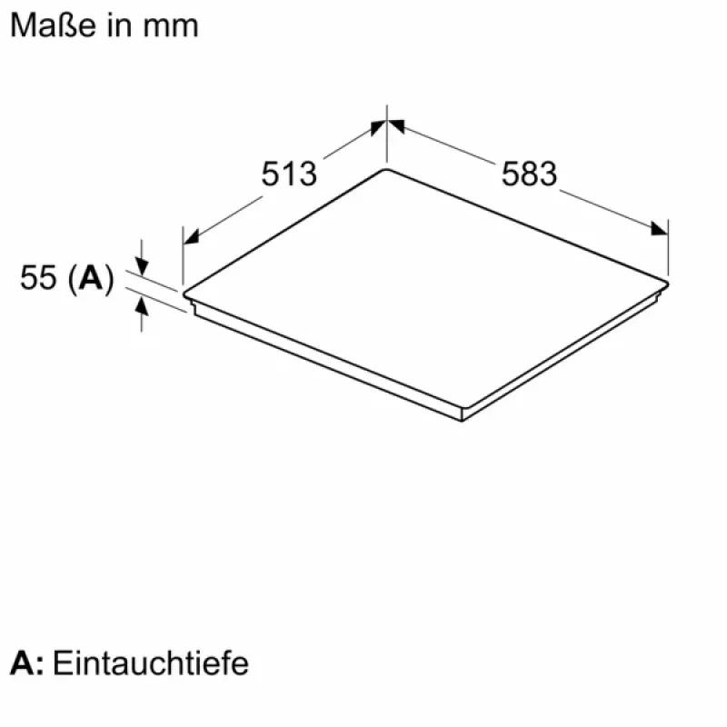 Bosch Serie 6 PIX645HC1E hob Black Built-in 60 cm Ceramic hob 4 zone(s)